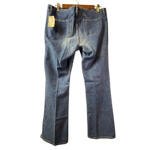 VTG New Paris Blues Originals Jeans 11 Flare‎ Mid Rise Boho 00s Y2K